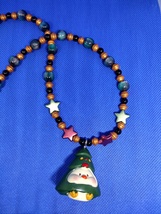 Tree Dressed Holiday Chicken Necklace - £14.17 GBP