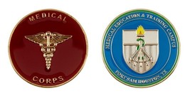 Medical Corps Fort Sam Houston Medical Education Navy Army 1.75 Challenge Coin - £27.52 GBP