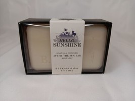 Hello Sunshine Enriched After the Sun Bar Soap W/ ALOE by Beekman 1802, 9 oz NEW - £11.73 GBP