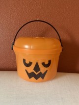 Vintage McDonalds McGoblin Pumpkin Halloween Bucket Pail Trick or Treat ... - $16.70