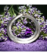 Vintage marked Milor 925 Italy sterling silver flat snake chain necklace... - $1,515.04 MXN