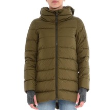 Herno hooded down jacket in MILITARY - $472.00