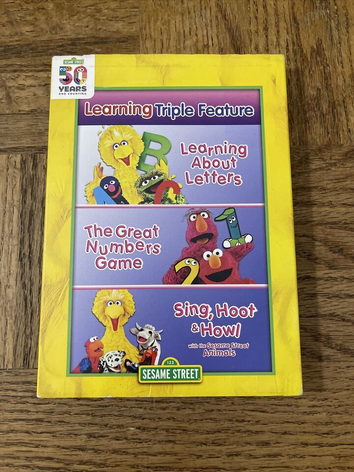 Sesame Street Triple Feature 50 Years DVD