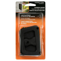 Prime-Line A 187 Sliding Screen Door Latch and Pull w/Screws, Black - $8.90