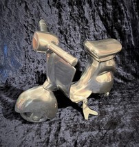 Super Cool Vintage metal Vespa Scooter Sculpture - $38.00