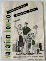 Vacation How-to with Reynolds’s Wrap Vintage Booklet 1955 - $14.80