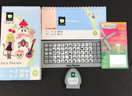 Cricut Shapes Cartridge ROCK PRINCESS Electric Guitar Skull Heart UNLINKED - $12.85