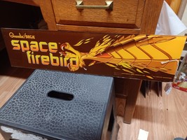 Rare Original  Space Firebird Arcade Video Game Marquee Header Gremlin Sega - $49.49
