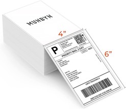 Thermal Direct Shipping Label (Pack of 500 4X6 Fan-Fold Labels) - Commercial Gra - £22.88 GBP