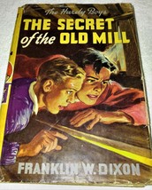 1952 Hardy Boys #3 The Secret of the Old Mill - Dust Jacket - Orange End Papers - £6.38 GBP
