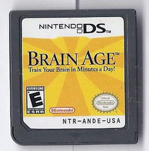 Nintendo DS Brain Age Train Your Brain In Minutes A Day Game Rare VHTF - $9.41