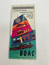 1964 BOAC British Airways Travel Brochure Featuring the Tokyo Olympic Games - £10.35 GBP
