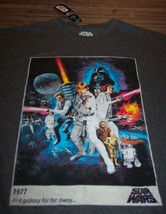 Vintage Style Star Wars A New Hope T-Shirt Luke Skywalker Leia Medium New w/ Tag - £15.82 GBP
