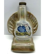 Vintage 1968 JIM BEAM DECANTER Florida Map, Sea Shell Headquarters of the World - $19.55