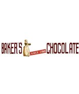 BAKER&#39;S CHOCOLATE SELF ADHESIVE STICKER O Gauge Trains - $7.99