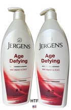 Jergens Age Defying Multi Vitamin Moisturizer Lotion 2 Pump Bottles 600ml Each - £39.52 GBP