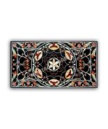 6&#39;x3&#39; Black Marble Center Dining Table Gemstone Inlay Marquetry Arts Hal... - €3.731,94 EUR