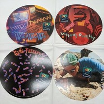 Lot of (4) 1990s Science Technology Circle Cardboard Collectables With F... - $219.63 MXN