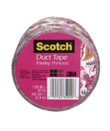 Scotch Duct Tape, Paisley Princess, 1.88&quot; X 10 Yards - £10.16 GBP