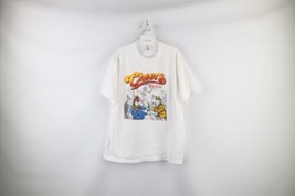 Vintage 90s Mens Size XL Spell Out Cheers Boston Short Sleeve T-Shirt White USA - £39.52 GBP