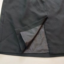 J.R. II Ltd Back Zipper Women's Black Polyester Skirt Size 16W Measured Waist 37 image 7