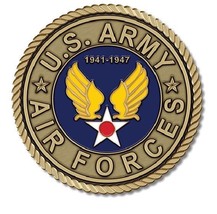 Army Air Forces Medallion for Box Cremation Urn/Flag Case - 2 Inch Diameter - £71.93 GBP