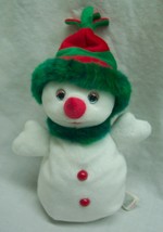 TY Beanie Babies SNOWGIRL Snowman 7&quot; Plush Stuffed Animal TOY 2000 - £11.87 GBP