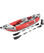 Pro Inflatable Kayak Series: Includes Deluxe 86In Kayak Paddles and High... - £278.14 GBP