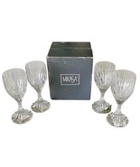 Vintage Mikasa Park Lane Lead Crystal Cordial Glasses Set of 4 New Boxed - $727.66 MXN