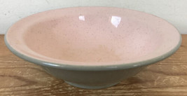 Vintage Antique Mid Century Pink Speckle Gray Ceramic Small Dessert Bowl... - £21.10 GBP