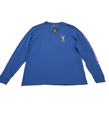 Vineyard Vines TShirt Mens S Blue Moon Reinbeer Reindeer Long Sleeve Hol... - $38.36 CAD