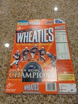 Wheaties Cereal Box 18 oz. Patriots Super Bowl 36 Champs Tom Brady - $7.91