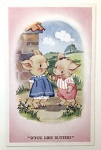 Anthropomorphic Pigs Piglets D&#39;You Butter Like  Valerie Hodge Playmates ... - £7.86 GBP