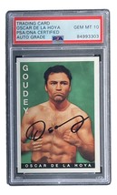 Oscar De La Hoya Firmado 2015UD Goodwin Campeones #27 Tarjeta PSA/DNA Joya 10 - £271.37 GBP