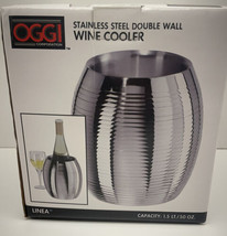 OGGI Stainless Steel Double Wall Wine Cooler - £11.82 GBP