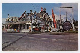 Marsh Free Museum Antique Shop &amp; Sea Shells Postcard Long Beach Washington 1965 - £6.32 GBP