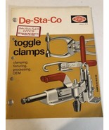 De-Sta-Co Toggle Clamps Guide Vintage 1969 Instruction Manual HandBook Box3 - $114.42 MXN