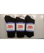 Pro Feet Merino Wool Socks, 3 pair large - £23.59 GBP