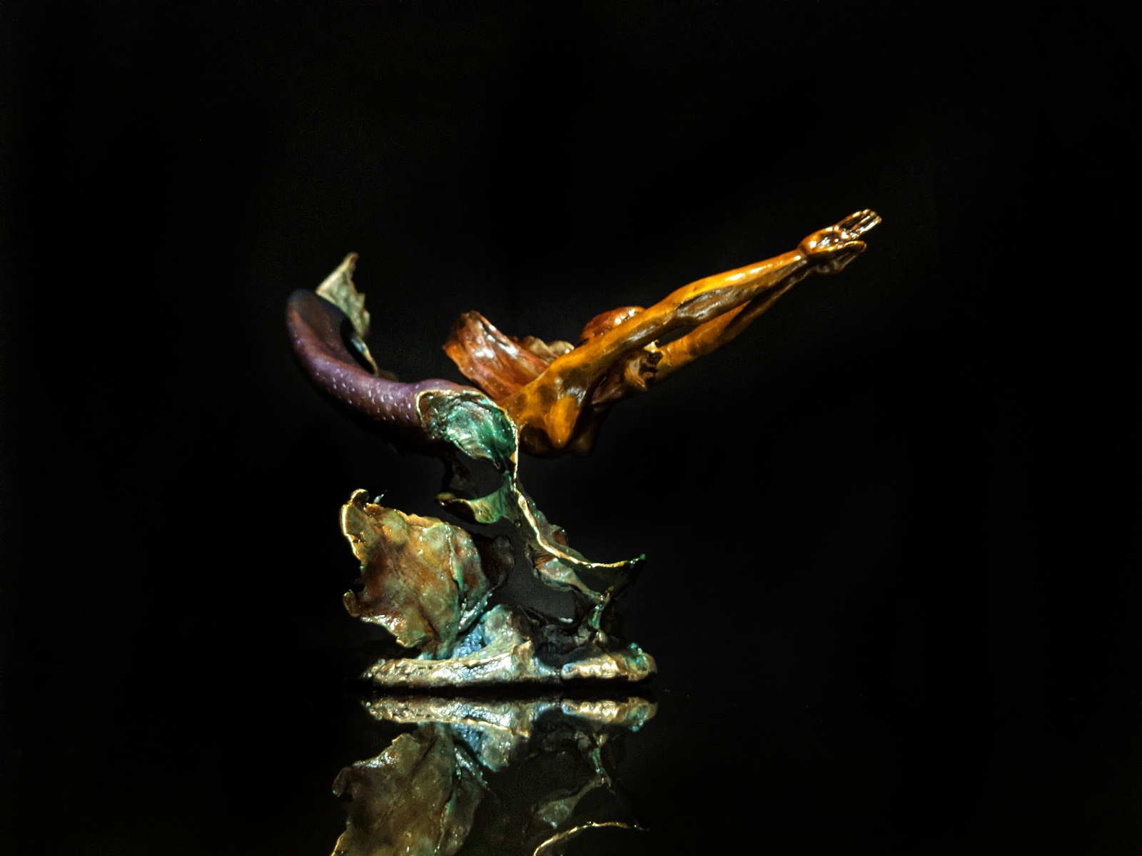 Mark Hopkins Bronze Mermaid  Item image 3