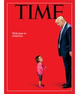 Donald Trump Welcome to America Poster Time Cover Print 14x21&quot; 24x36&quot; 32... - £9.57 GBP+