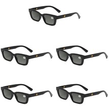 5PK Mens Womens Square Magnified Full Tinted Lens Sun Readers Reading Sunglasses - £12.29 GBP