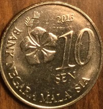 2013 Malaysia 10 Sen Coin - £1.03 GBP