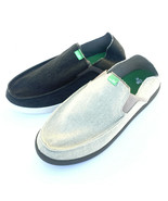 Sanuk Mens Pick Pocket Slip On Sneakers Sidewalk Surfer Sandals Shoes Lo... - £46.15 GBP