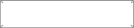 White Customizable Dye Sublimation Novelty Metal Street Sign Blanks ST-099 - $6.95