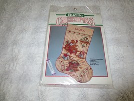 Bucilla COUNTRY CHRISTMAS Counted Cross Stitch STOCKING KIT #82737 - Sealed - $19.00