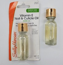 2X Sally Hansen Vitamin E Nail Cuticle Oil 2120 New  0.45 oz ea  - £5.50 GBP