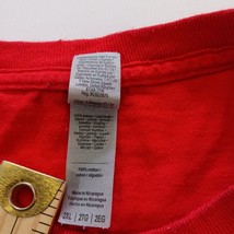 Gildan Heavy Cotton CHESTER BARBEQUE Men's Red Cotton T-Shirt Employee Size 2XL image 4