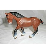 WS CLYDSDALE HORSE Figurine Toy Hard Plastic 2004 Safari Brand Standing ... - £9.82 GBP