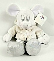 Disney Mickey Mouse Snowflake Pals 15&quot; Plush w/ Hoodie &amp; Hang Tag Disney Store  - £15.21 GBP