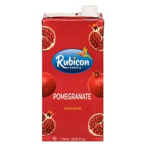 4 x Rubicon Pomegranate Exotic Juice Blend Drink 1L/33 oz Each -Free Shipping - £36.35 GBP